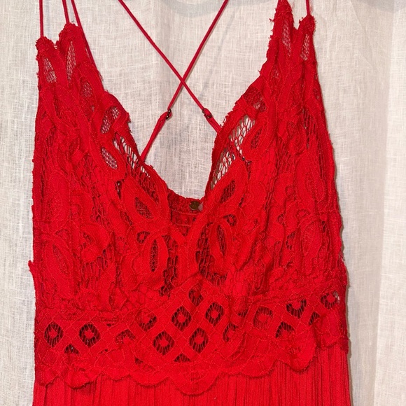 Slvs Lace Maxi Adella Dress by Free People - Picture 2 of 3